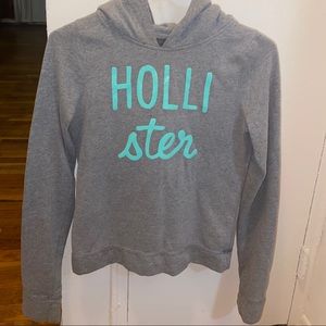 Gray women’s Hollister hoodie